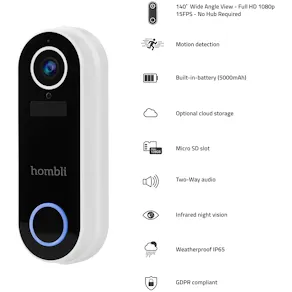 Smart Doorbell 2, White