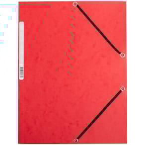 Gummizugmappe Q-CONNECT, Karton, rot