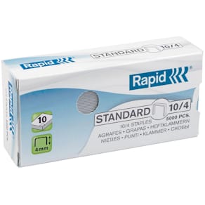 Nietjes Rapid 10/4 gegalvaniseerd, doos van 5000 stuks