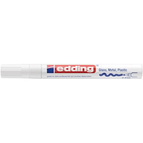 Lackmarker edding 750, 2–4 mm, weiß