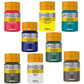 Akrylfärg Galeria, 250ml x 8 färger