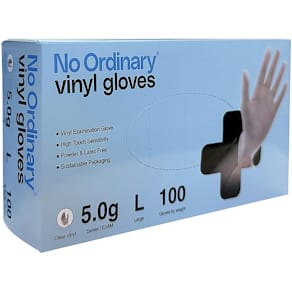 Vinylhandske NO ORDINARY f-fri L 100/fp