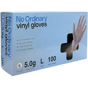 Vinylhandske NO ORDINARY f-fri L 100/fp