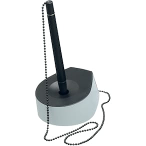 Kugelschreiberständer HAN SALSA, lichtgrau-schwarz