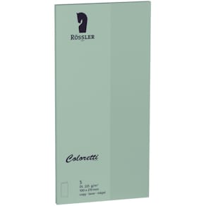 Briefkarte Coloretti, DL HD, 5 St., eucalyptus