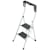 Trittleiter Hailo K75 ComfortLine, Stahl, weiß