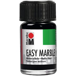 Marmorierfarbe Marabu easy marble, 15 ml, schwarz
