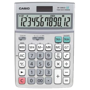 Tischrechner Casio DF-120ECO, 12-stellig
