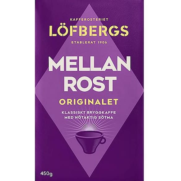 Kaffe LÖFBERGS mellanrost brygg 450g