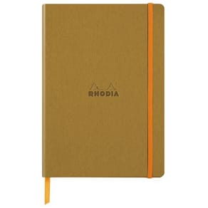 Notatbok RHODIA A5 gull