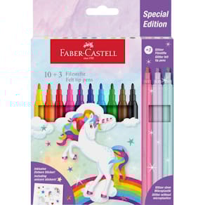Filzstifte-Set Faber-Castell Castle, 10+3 Stück, Einhorn