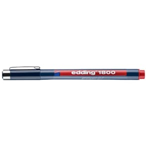 Pigmentliner edding Profipen, rot