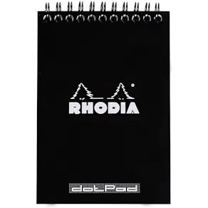 Rhodia NotePad wire black A6 dot