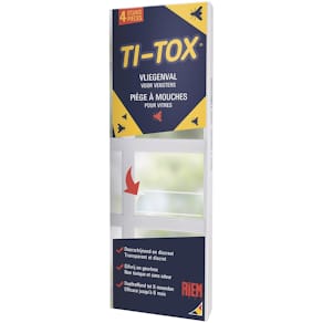 Sticker Riem Ti-Tox anti-vliegen, transparant, 4 stuks