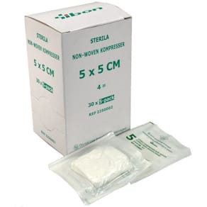 Kompress NW steril 5-p 5x5cm 150/fp