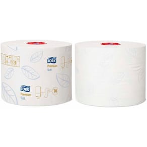 Jumbo toiletpapir Tork T6 Mid-Size, 2-lag hvid, 90 m, 27 ruller