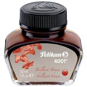 Tinte Pelikan 4001, 30 ml, brillant-braun