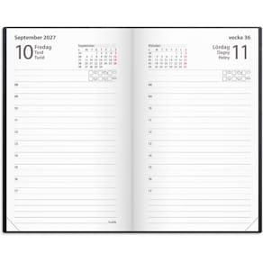 Burde Kalender Lilla Agendan 2027 svart