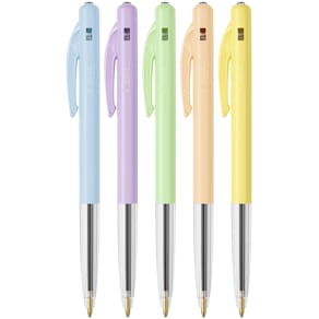 Bläckkulpenna BIC Clic M10 Ultracolors Medium Blå, 1.0mm, 50st