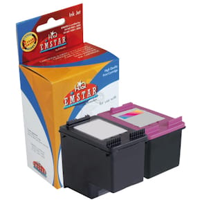Tintenpatronen EMSTAR Multipack, 2 St., BK/3-farbig