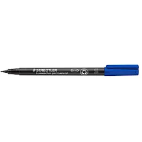 OH-Penna Staedtler Lumocolor Blå, sf, permanent, 10st