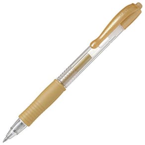 Gelkulpenna Pilot G-2 Metallic Medium Guld, 0.7mm, 12st 12st