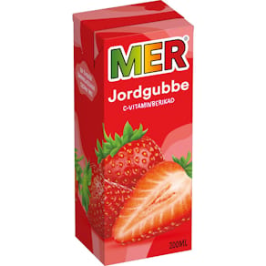 Fruktdryck MER Jordgubb 20cl