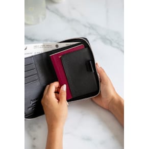 Filofax Norfolk Systemkalender Pocket Compact Zip Black