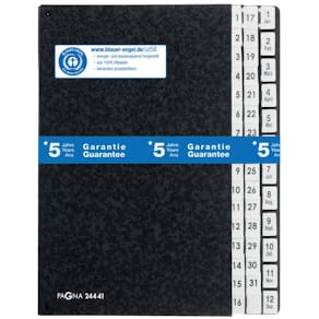 Pultordner PAGNA, 44-teilig, schwarz