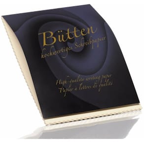 Briefblock Rössler Bütten, A4, ivory, 80 g/m², 50 Blatt