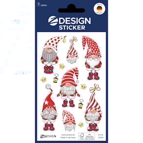 Weihnachtsetiketten Avery Zweckform Season Wichtel, klein, 7 St.