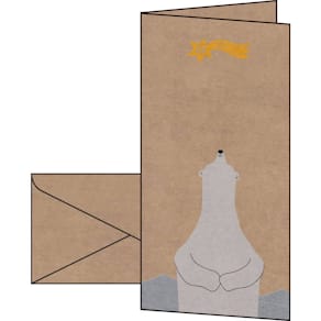 Weihnachtskarte Sigel Weihn.Design, 10 St., Polar bear