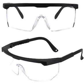 Sicherheitsbrille, transparent/schwarz
