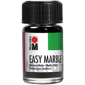 Marmorierfarbe Marabu Easy Marble, 15 ml, silber
