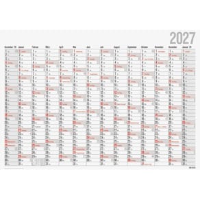 Wandkalender RIDO Office 1, 2027