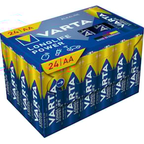 Batterie VARTA Longlife Power AA/LR6, 24 Stück, blau