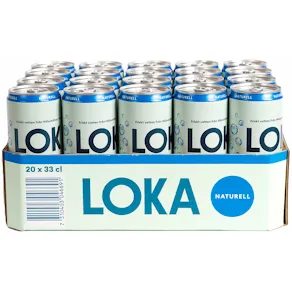 Mineralv. Loka Naturell 33cl s