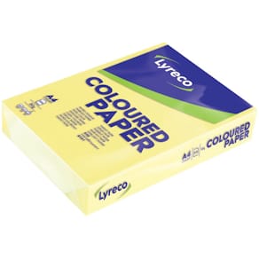 Kop.ppr LYRECO A4 80g kanariegul 500/fp