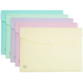 Dokumententasche Oxford, PP, A4, pastell sortiert