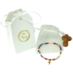 Geschenkset Olivenholz-Kreuz