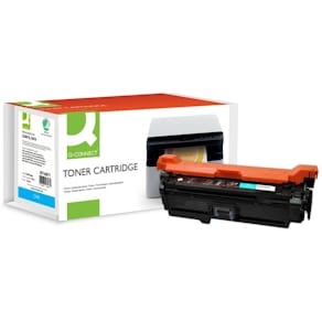 Lasertoner Q-CONNECT KF16077, cyan, kompatibel mit CE401A, 6.000