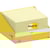 Memoblok Post-it Notes, 100 vel, 76 x 127 mm, kanariegeel