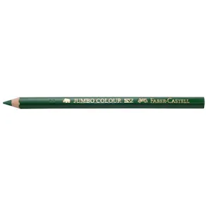 Färgpenna Faber-Castell Jumbo Mörkgrön, 12/fp