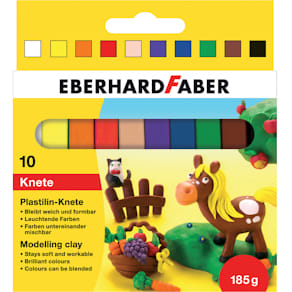 Kinderknete Eberhard Faber, 10 St., sortiert