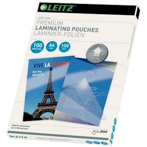 Laminat Leitz A4 UDT Klar, 100 mic, 100/fp