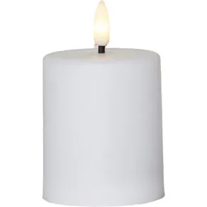 Blockljus STAR T LED Paula 10cm vit