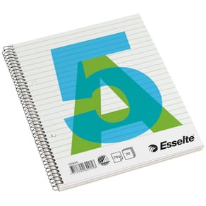 Kollegieblock ESSELTE A5 70g 70bl linj