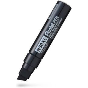 Permanent marker Pentel N50XL skrå 8–15 mm, sort, 6 stk