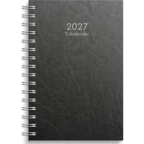 Burde Tidkalender 2027 svart