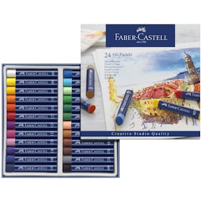 Oljepastellkrita Faber-Castell, 24 färger